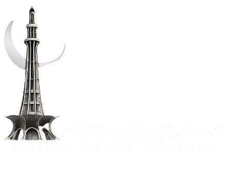 Logo of Traditions, a Pakistan-based company, featuring the name and subtitle: 